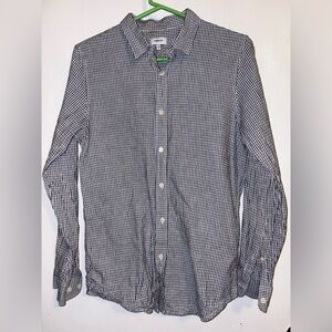 Men's HYDENYOO Black and White Button Down Checkered Shirt -LIKE NEW WITHOUT TAG